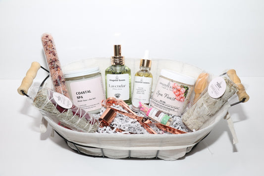 Spa Candle and Bath Soak Gift Set