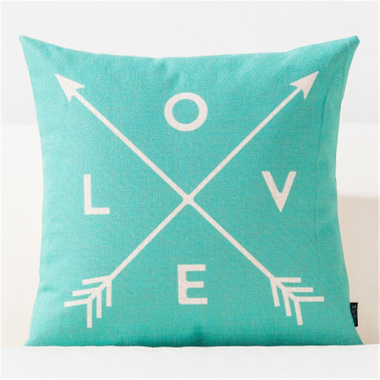 Love Nordic Style Throw Pillow Cover